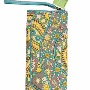 Vera Bradley Lemon Parfait Clutch Purse Wallet